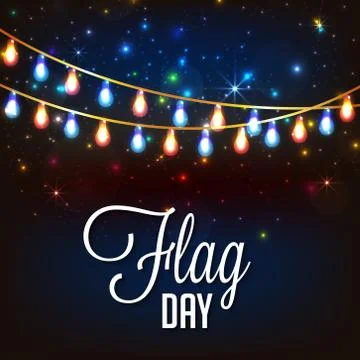 Flag Day. Stock Illustration