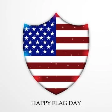 Flag Day. Stock Illustration