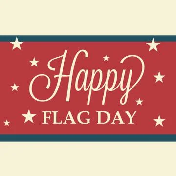 Flag Day. Stock Illustration