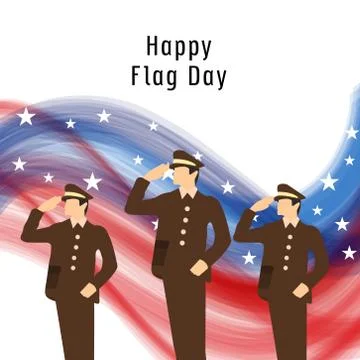 Flag Day. Illustrazione stock