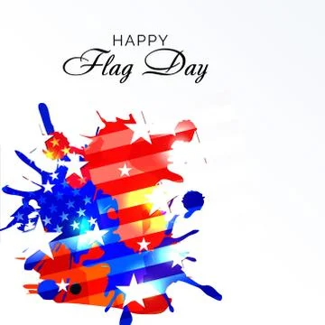 Flag Day. Stock Illustration