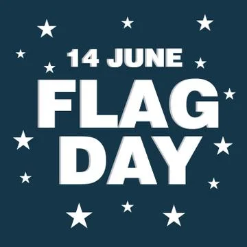 Flag Day. Stock Illustration