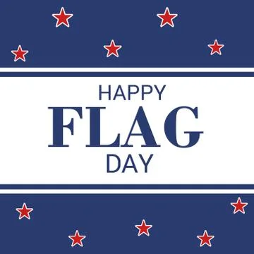 Flag Day. Stock Illustration