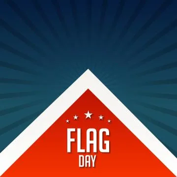Flag Day. Stock Illustration