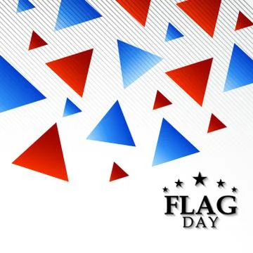 Flag Day. Illustrazione stock