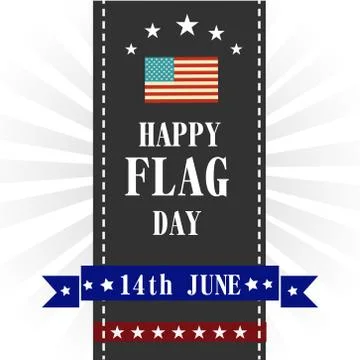 Flag Day. Illustrazione stock