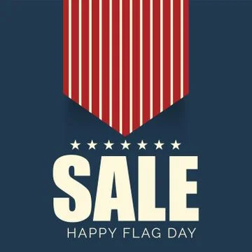 Flag Day. Stock Illustration
