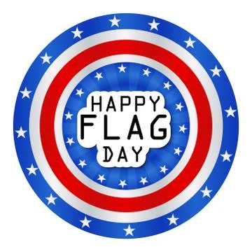 Flag Day. Stock Illustration