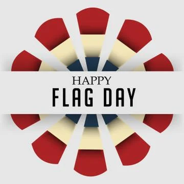 Flag Day. Stock Illustration