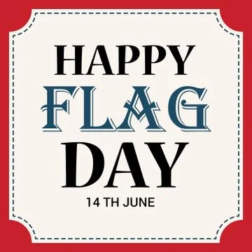 Flag Day. Illustrazione stock