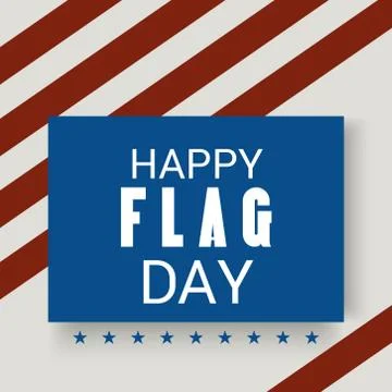 Flag Day. Stock Illustration