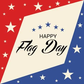 Flag Day. Stock Illustration