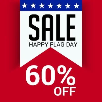 Flag Day. Stock Illustration