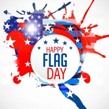 Flag Day. Stock Illustration