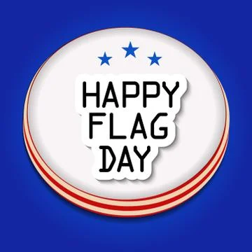 Flag Day. Stock Illustration