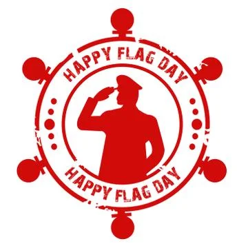 Flag Day. Stock Illustration