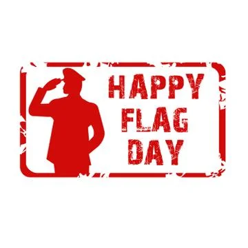 Flag Day. Stock Illustration