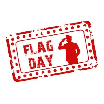 Flag Day. Stock Illustration