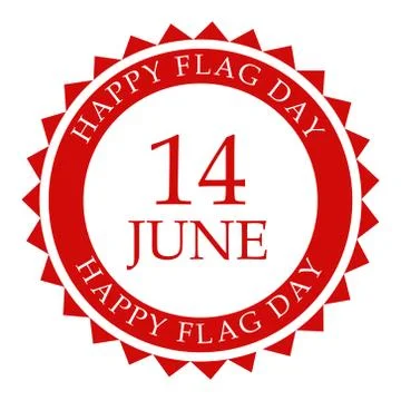 Flag Day. Stock Illustration