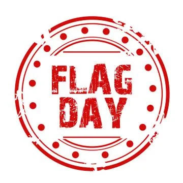 Flag Day. Stock Illustration