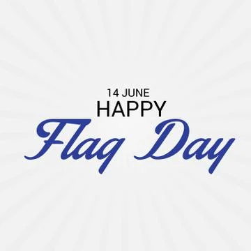 Flag Day. Stock Illustration