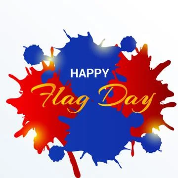 Flag Day. Stock Illustration