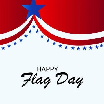Flag Day. Stock Illustration