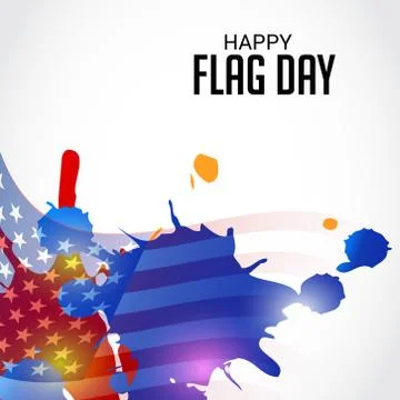 Flag Day. Stock Illustration
