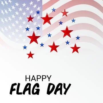 Flag Day. Stock Illustration