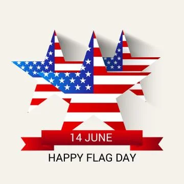 Flag Day. Stock Illustration