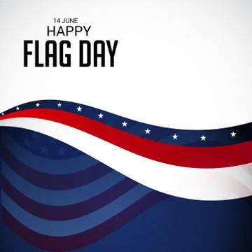 Flag Day. Illustrazione stock