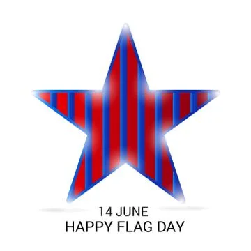 Flag Day. Stock Illustration