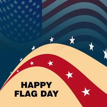 Flag Day. Illustrazione stock