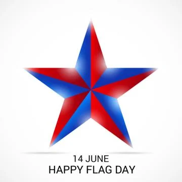 Flag Day. Stock Illustration