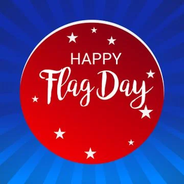 Flag Day. Stock Illustration