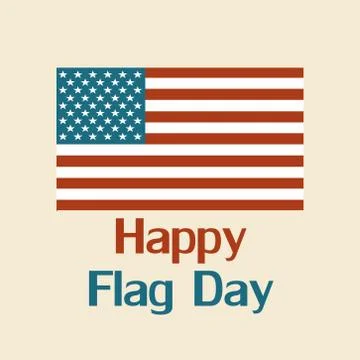 Flag Day. Stock Illustration
