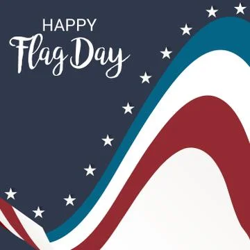 Flag Day. Stock Illustration