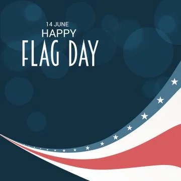 Flag Day. Stock Illustration