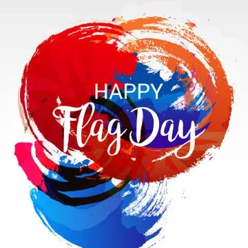 Flag Day. Stock Illustration