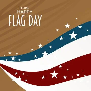 Flag Day. Illustrazione stock
