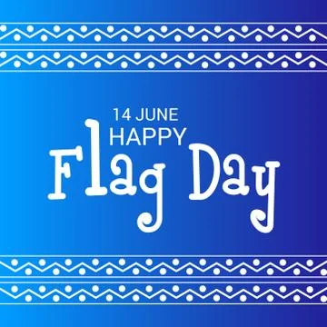 Flag Day. Stock-Illustration
