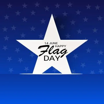 Flag Day. Stock Illustration