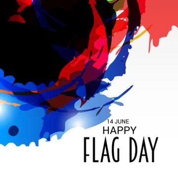 Flag Day. Stock Illustration
