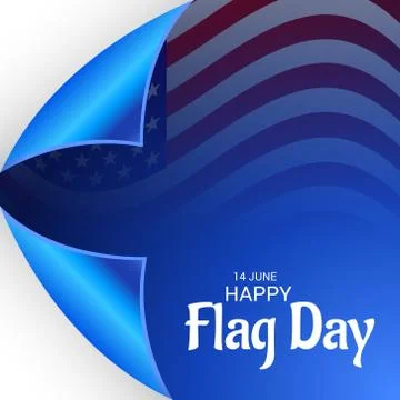 Flag Day. Stock Illustration