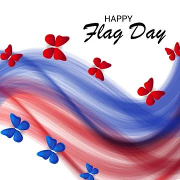 Flag Day. Stock Illustration