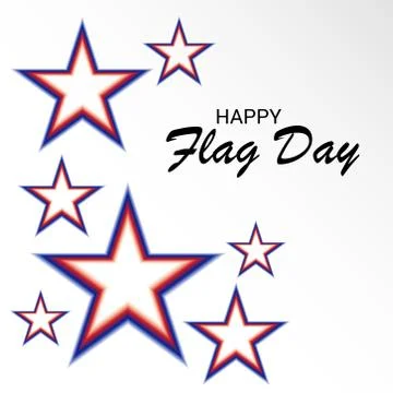 Flag Day. Illustrazione stock