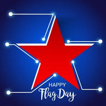 Flag Day. Illustrazione stock