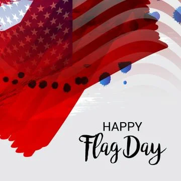 Flag Day. Stock Illustration
