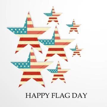 Flag Day. Stock Illustration