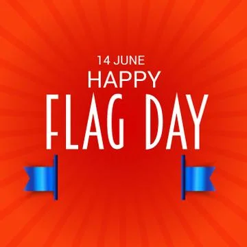 Flag Day. Stock Illustration